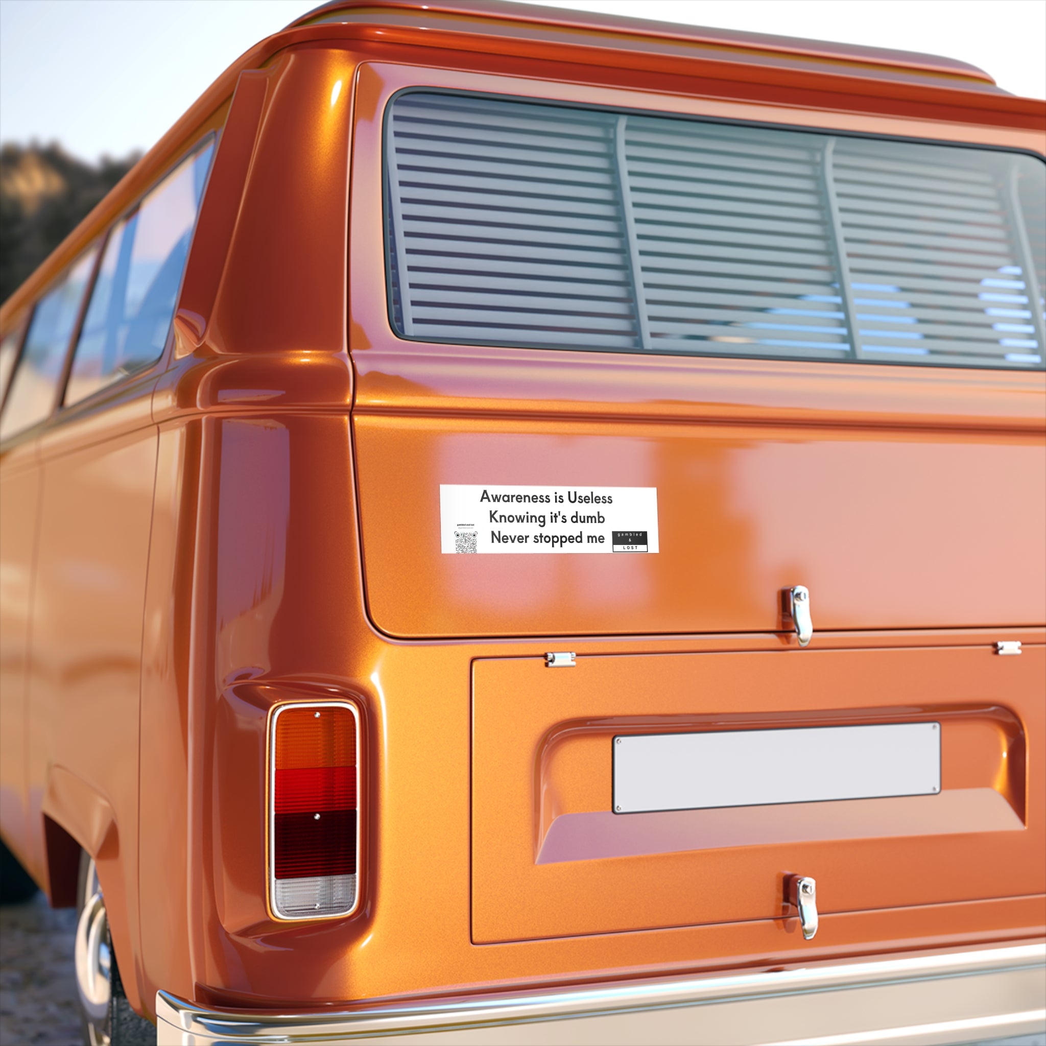 Awareness is Useless Sticker