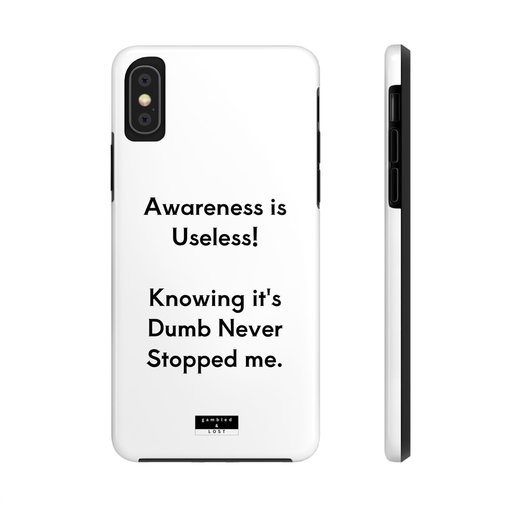 Awareness is Useless Phone Case