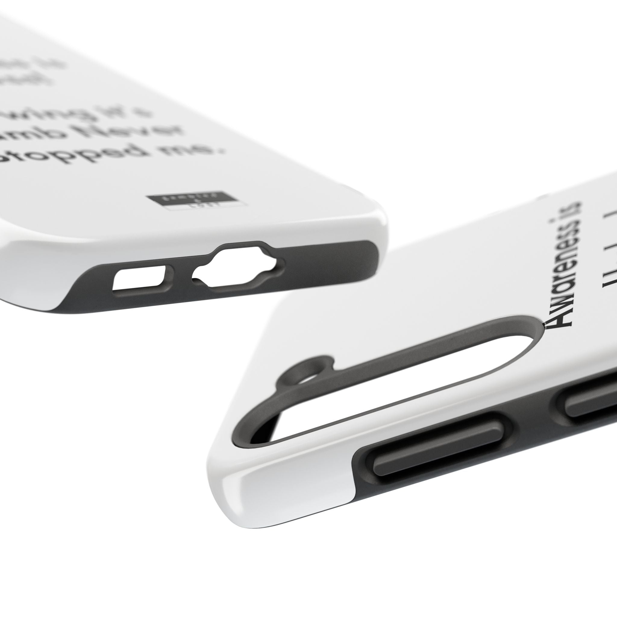 Awareness is Useless Phone Case