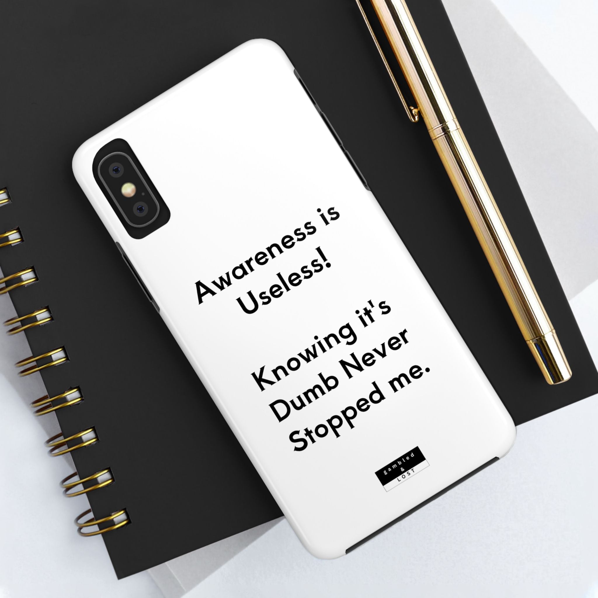 Awareness is Useless Phone Case
