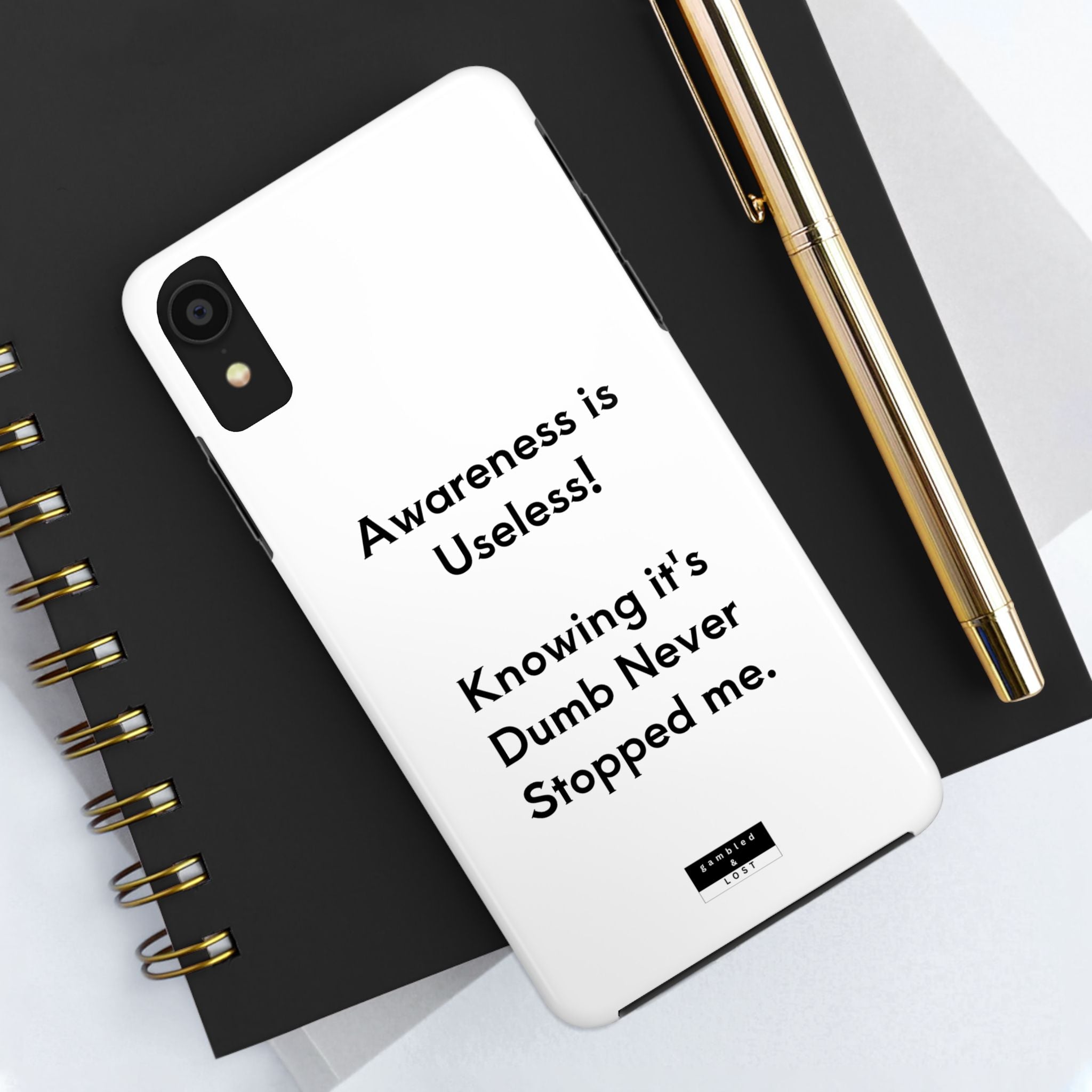 Awareness is Useless Phone Case