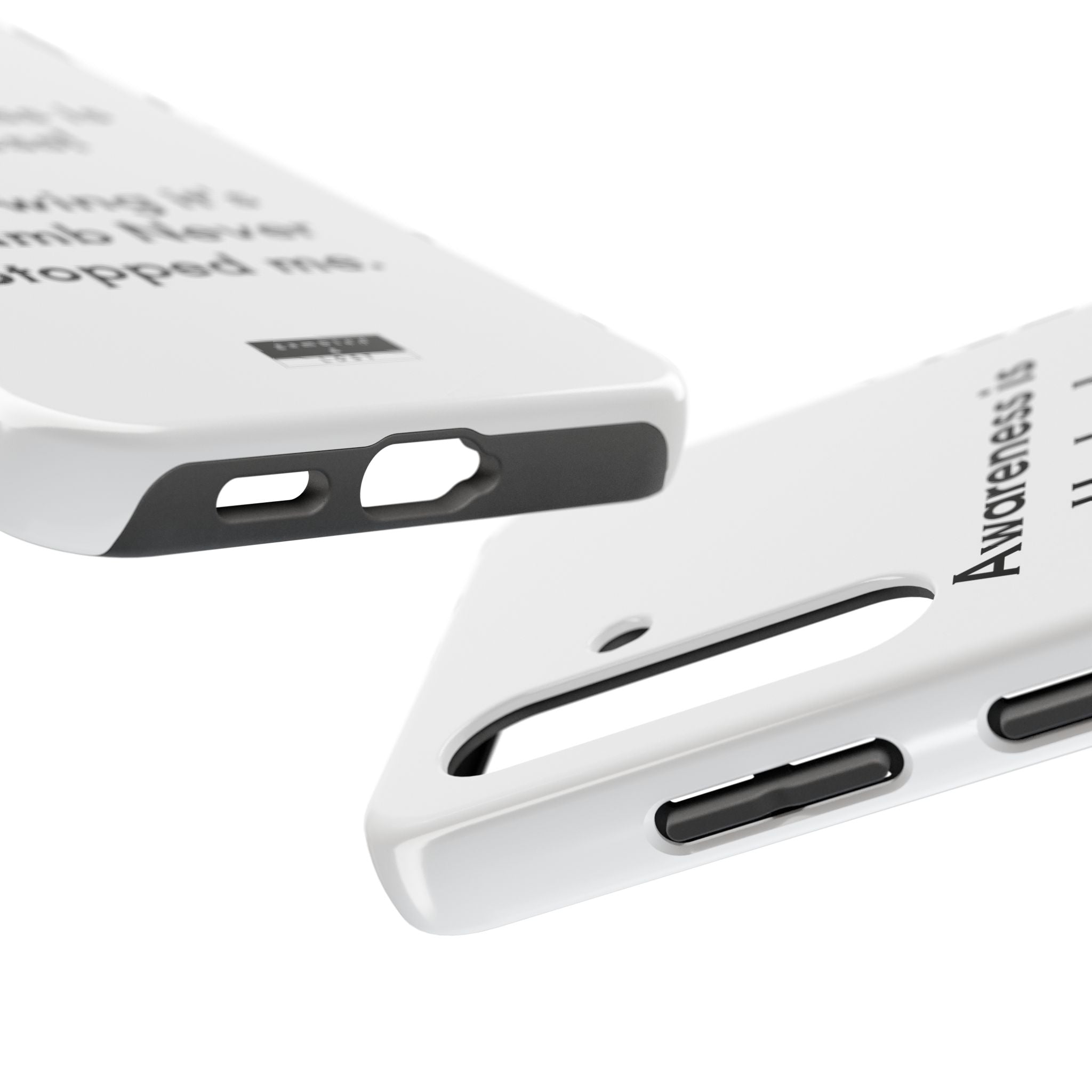 Awareness is Useless Phone Case