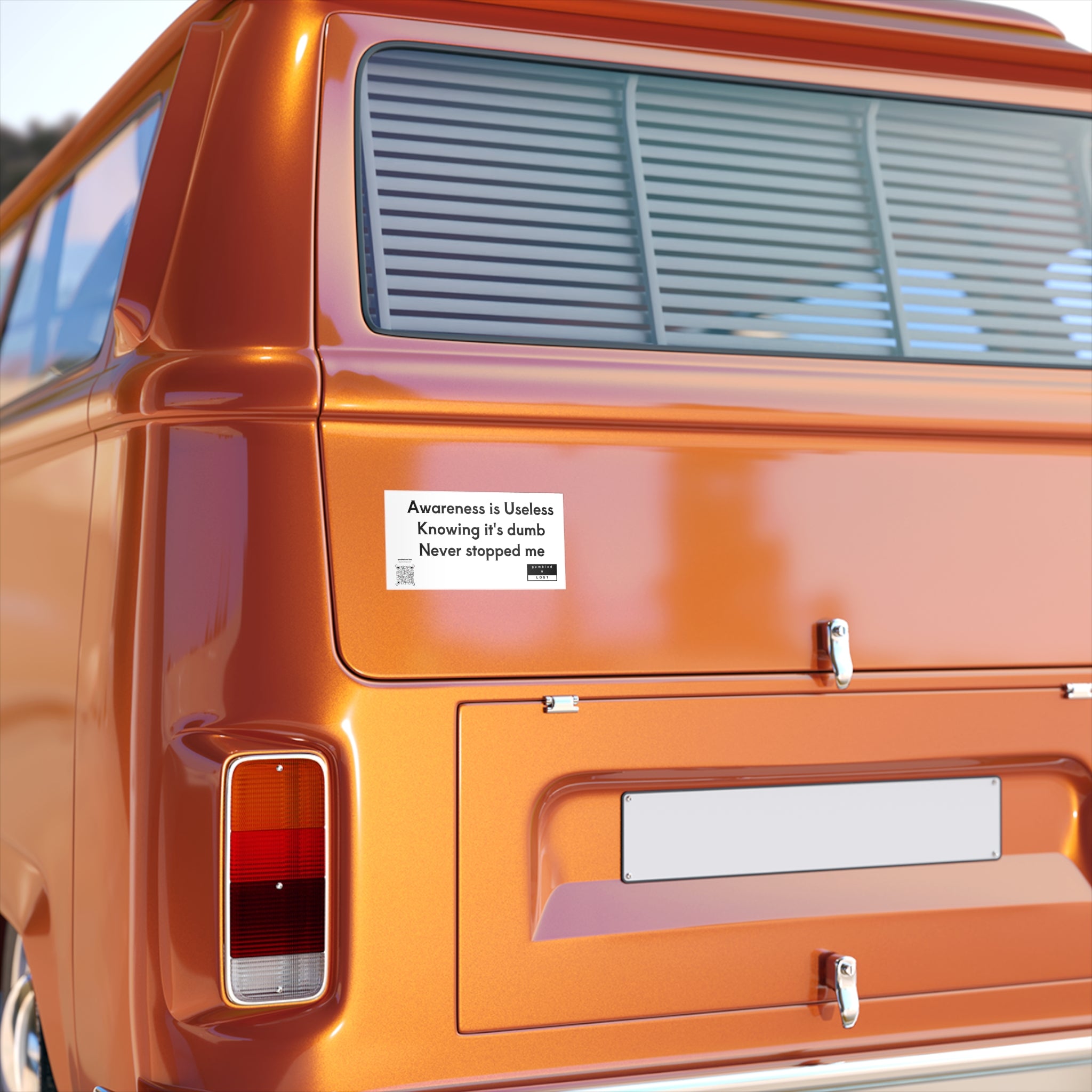 Awareness is Useless Sticker