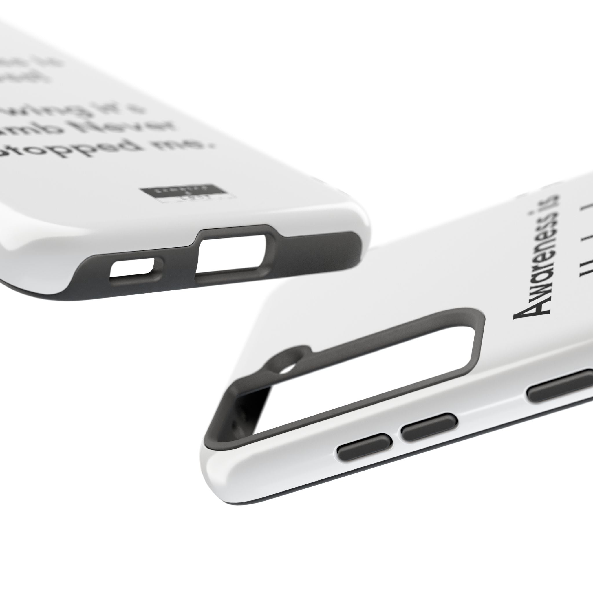 Awareness is Useless Phone Case