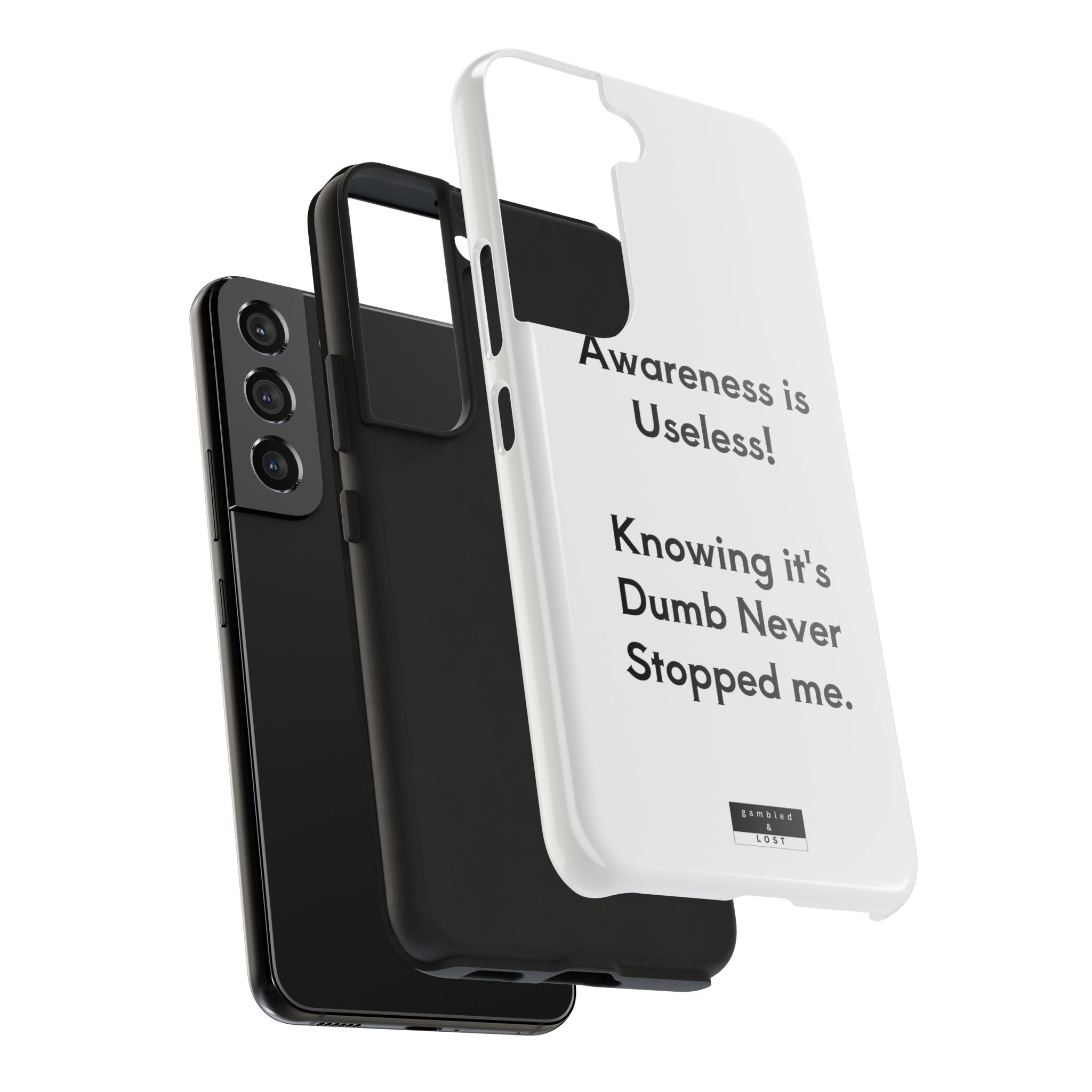 Awareness is Useless Phone Case