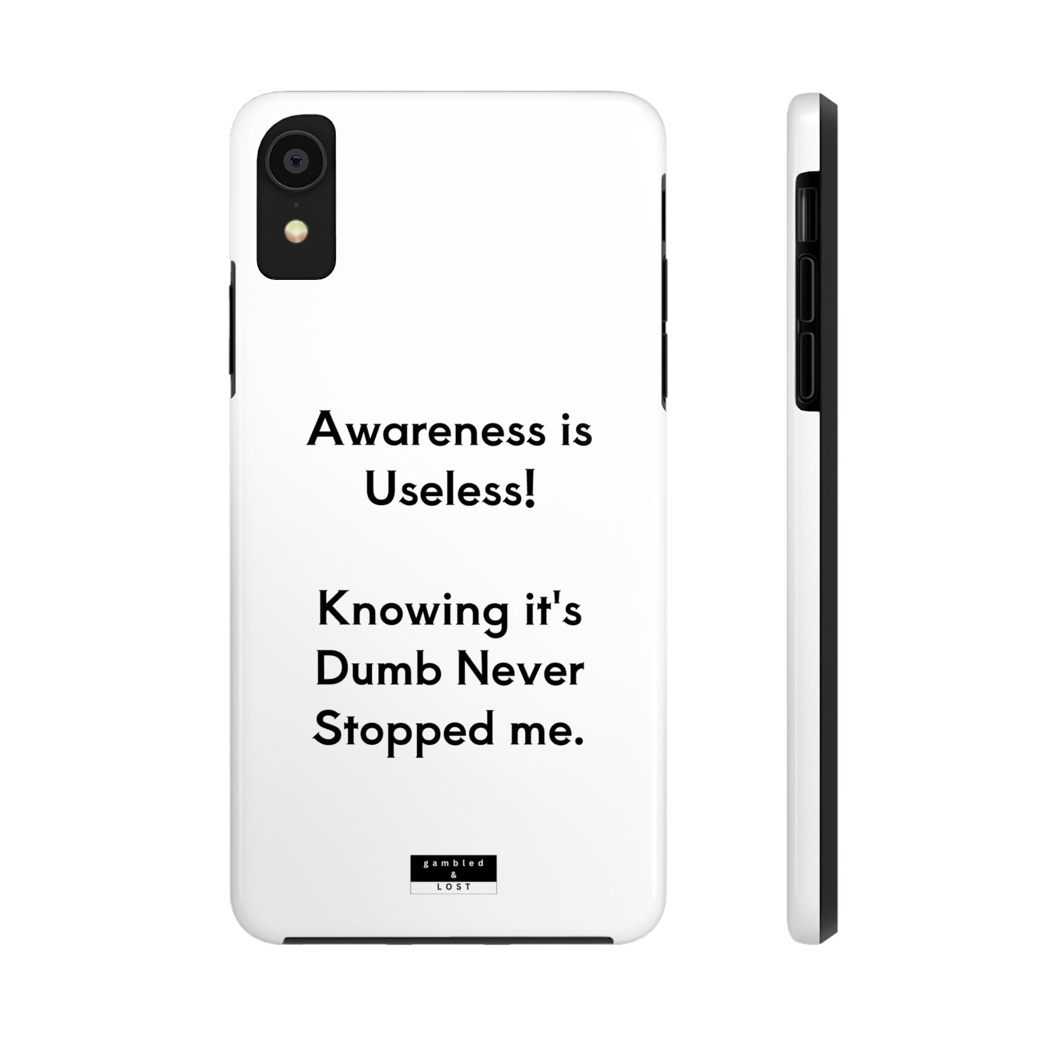 Awareness is Useless Phone Case
