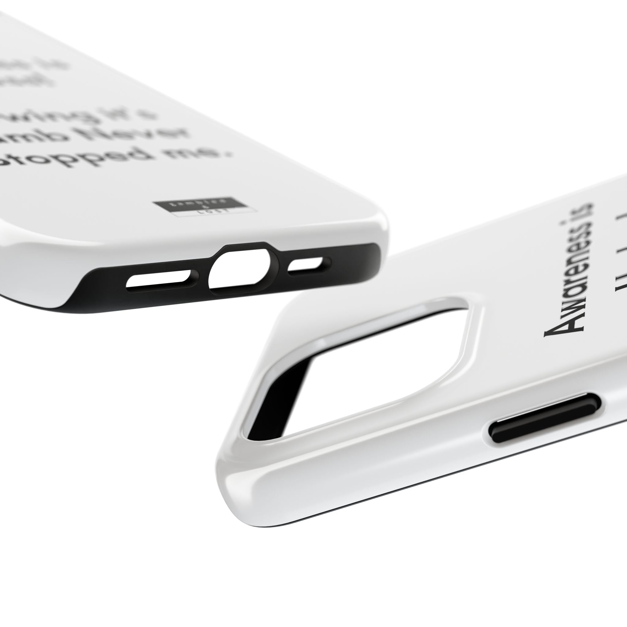 Awareness is Useless Phone Case