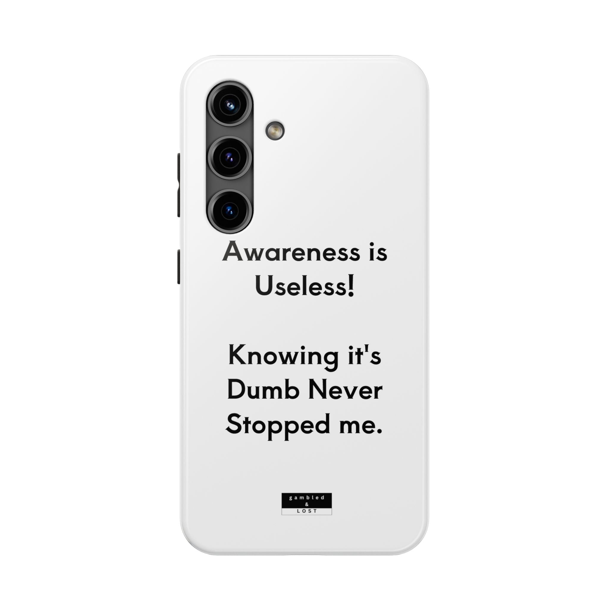 Awareness is Useless Phone Case