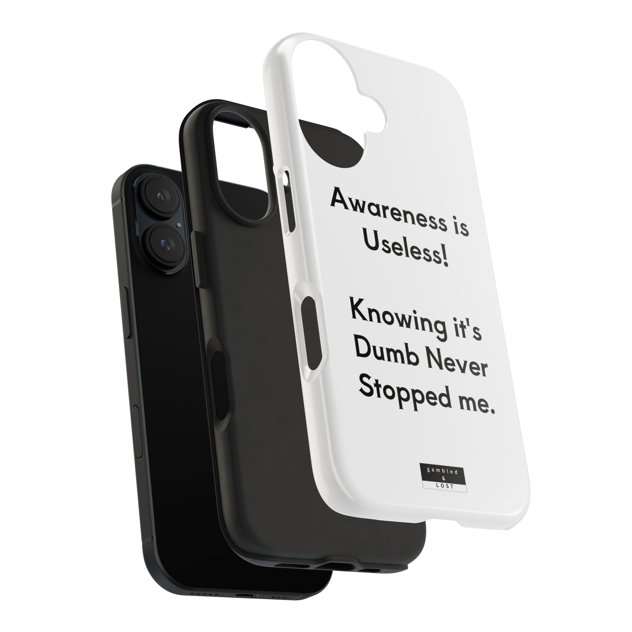 Awareness is Useless Phone Case