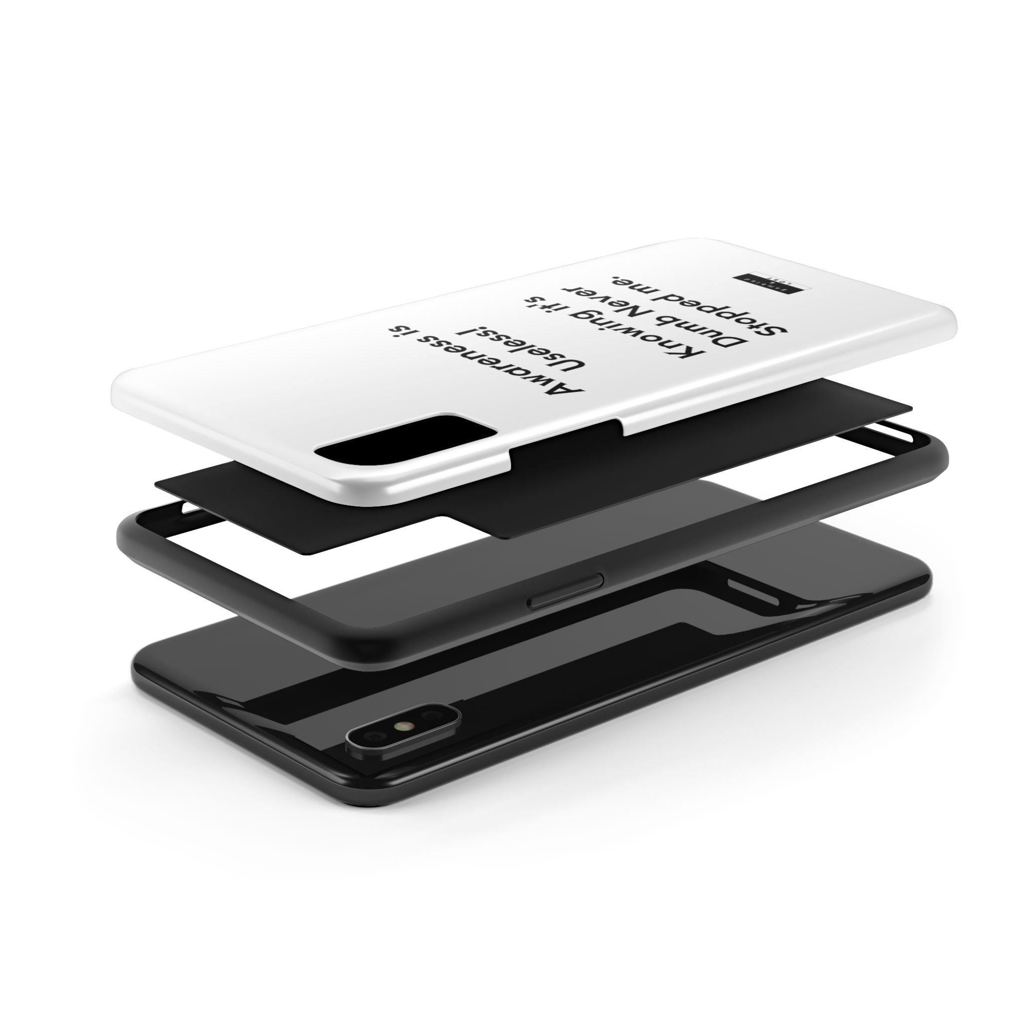Awareness is Useless Phone Case