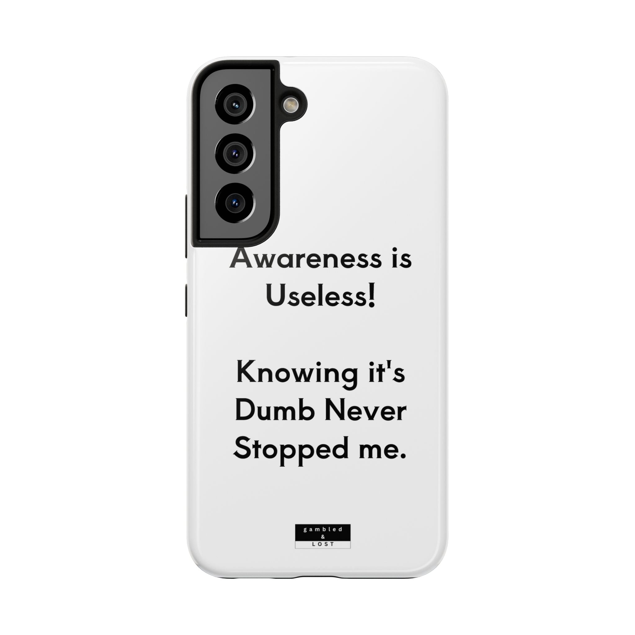Awareness is Useless Phone Case
