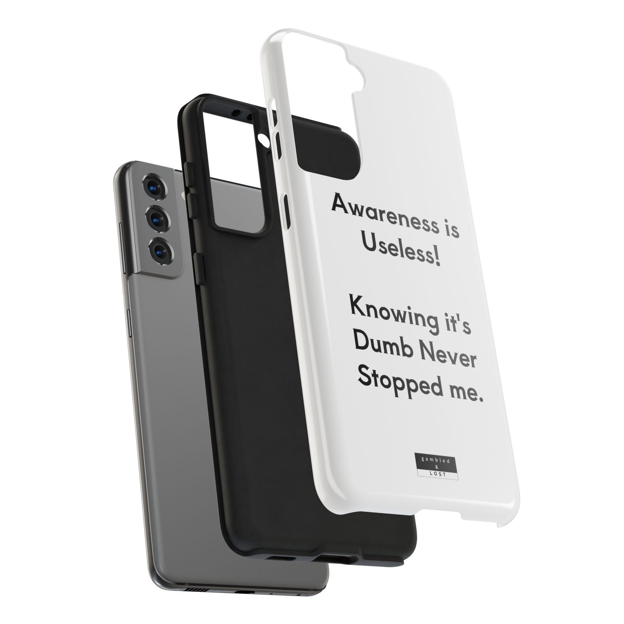 Awareness is Useless Phone Case