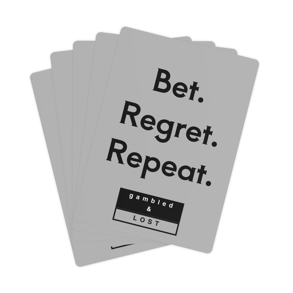 Gambled and Lost Playing Cards
