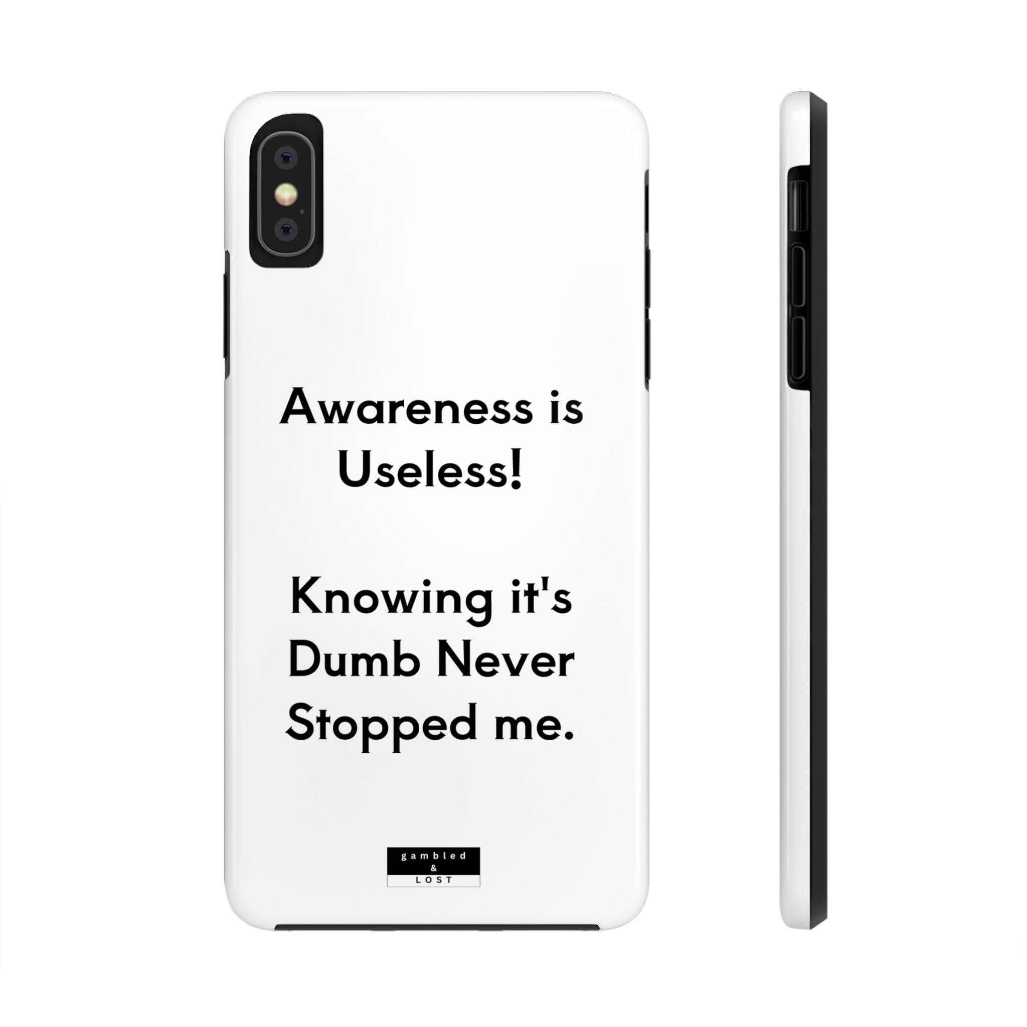 Awareness is Useless Phone Case
