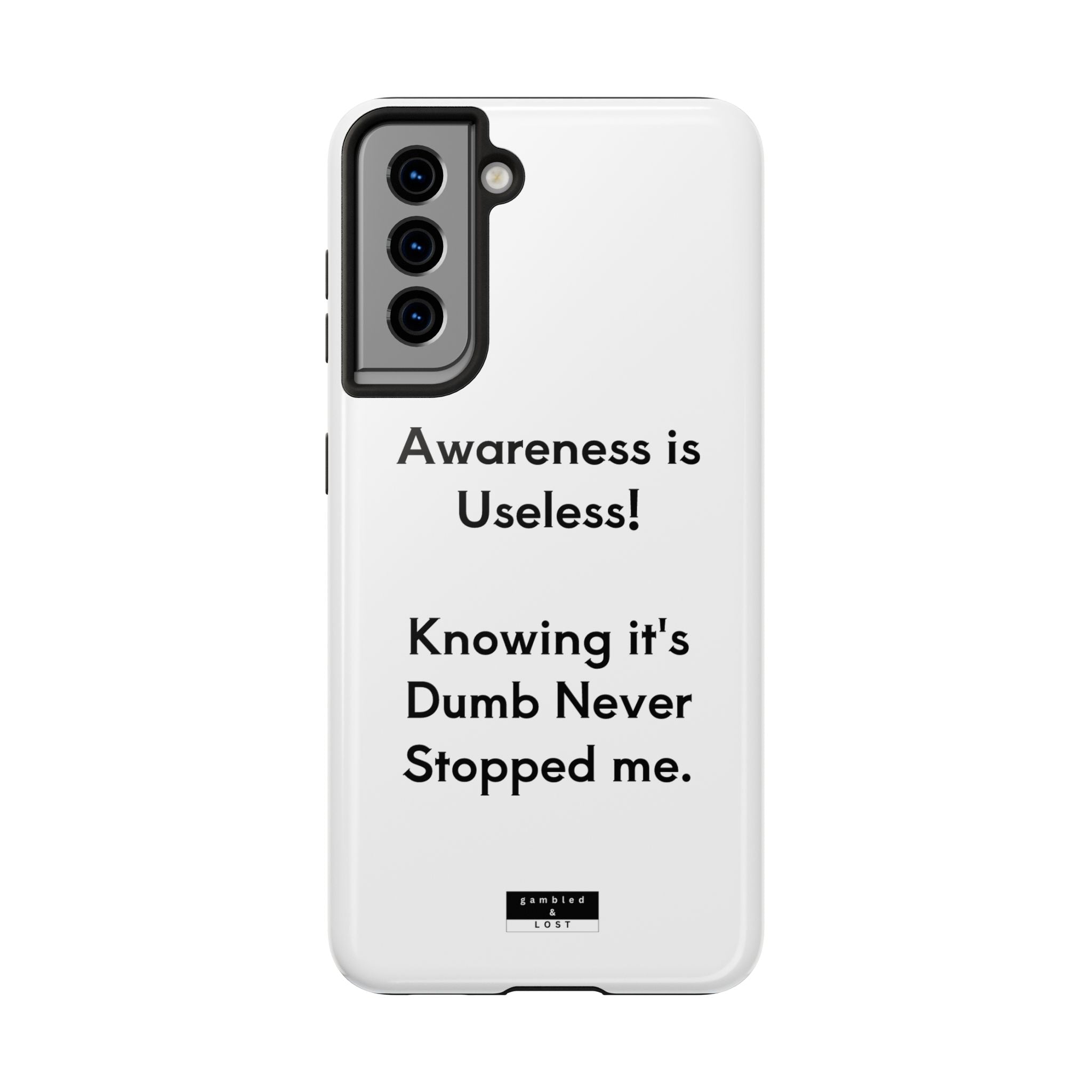 Awareness is Useless Phone Case