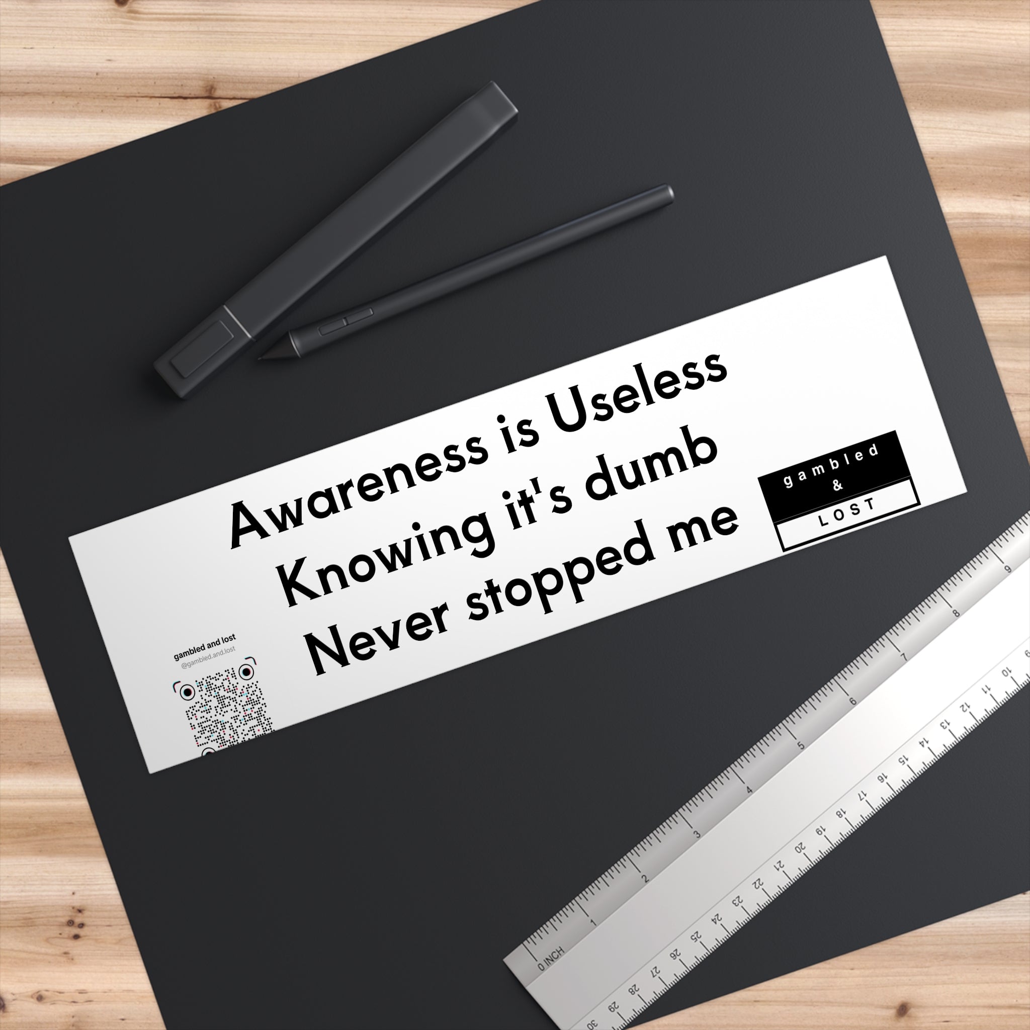 Awareness is Useless Sticker