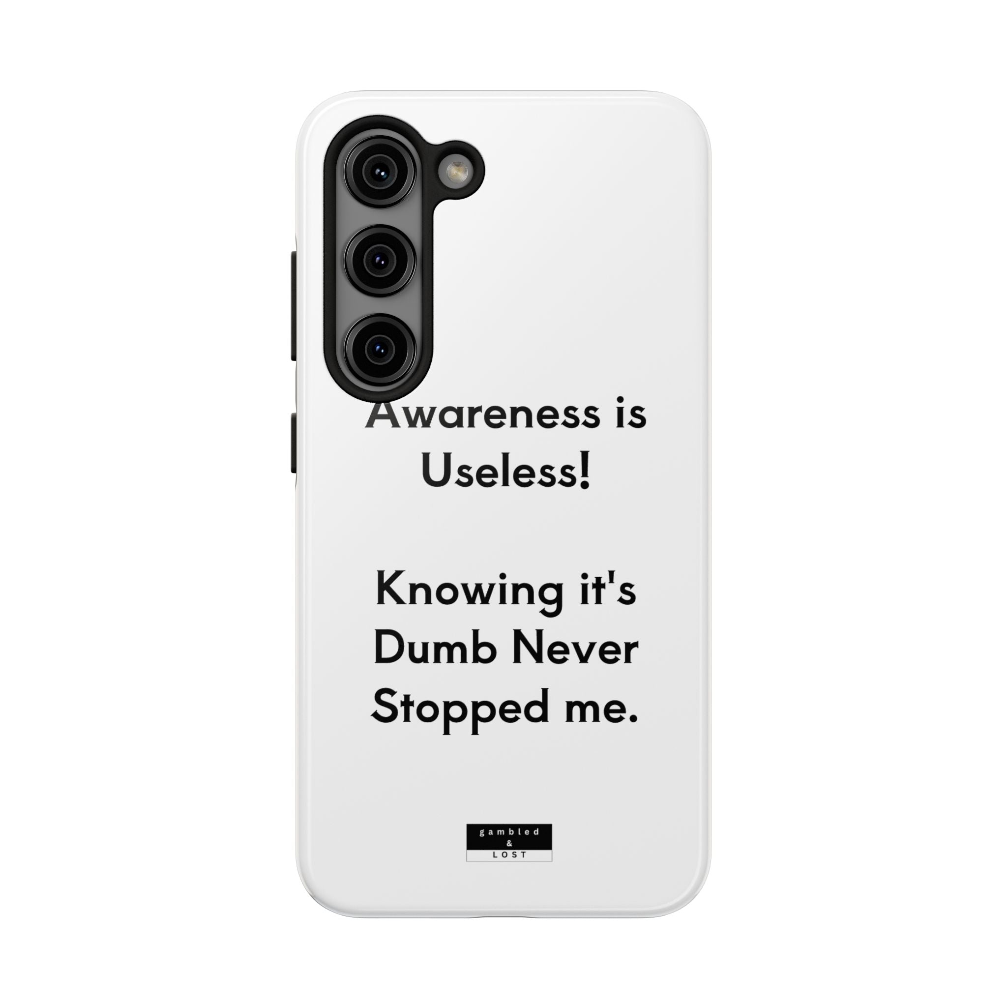 Awareness is Useless Phone Case