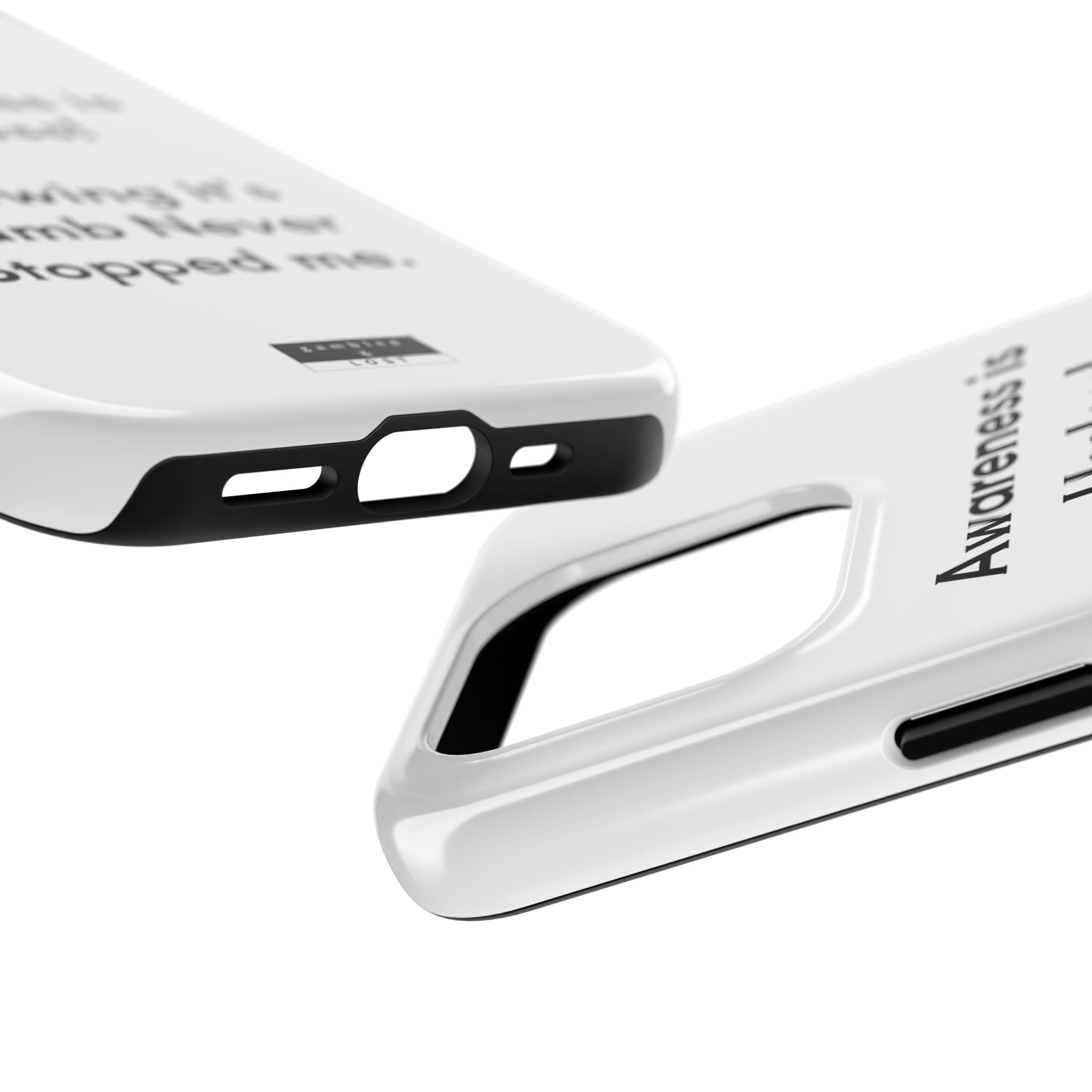 Awareness is Useless Phone Case