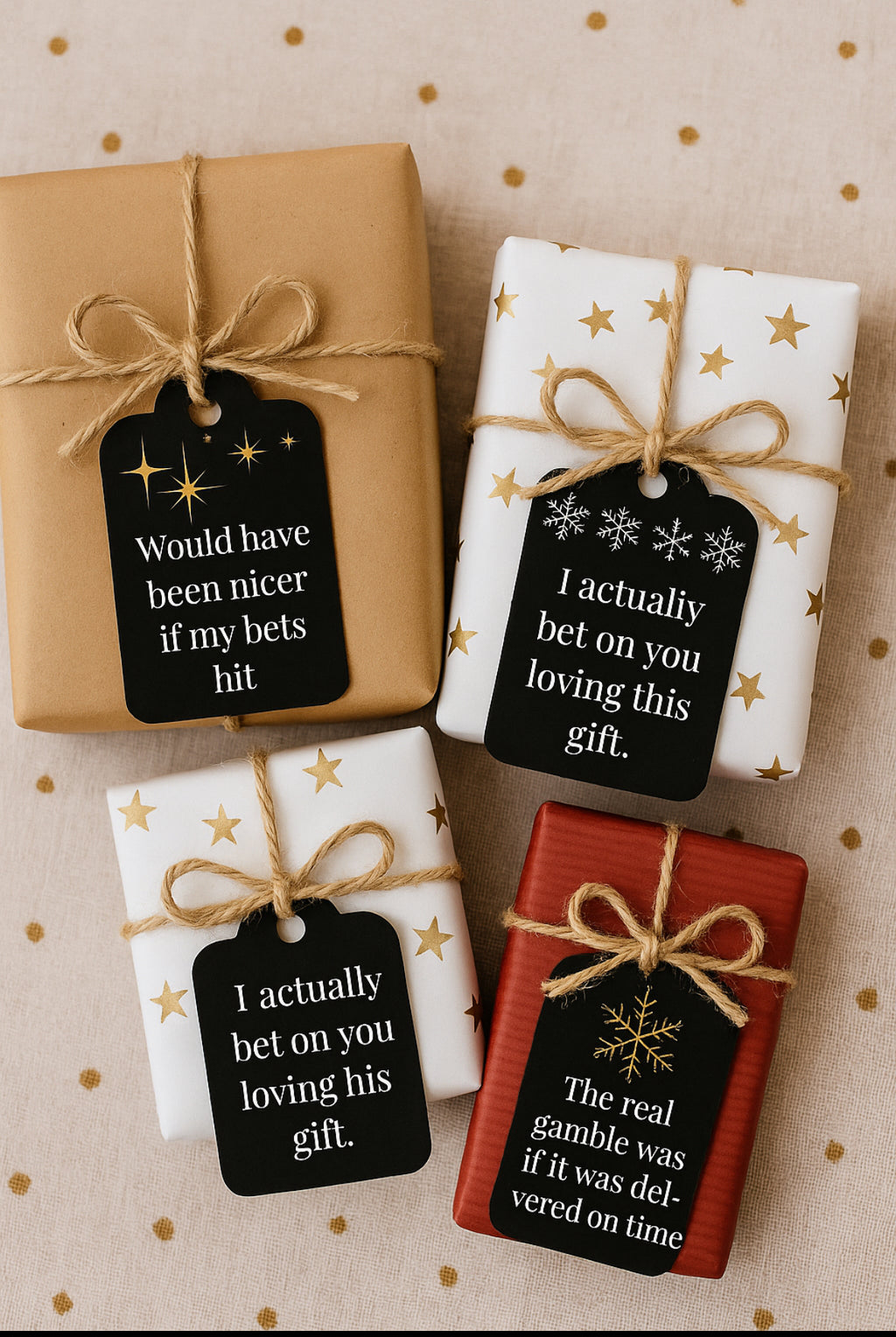 Funny Holiday Gift Tags